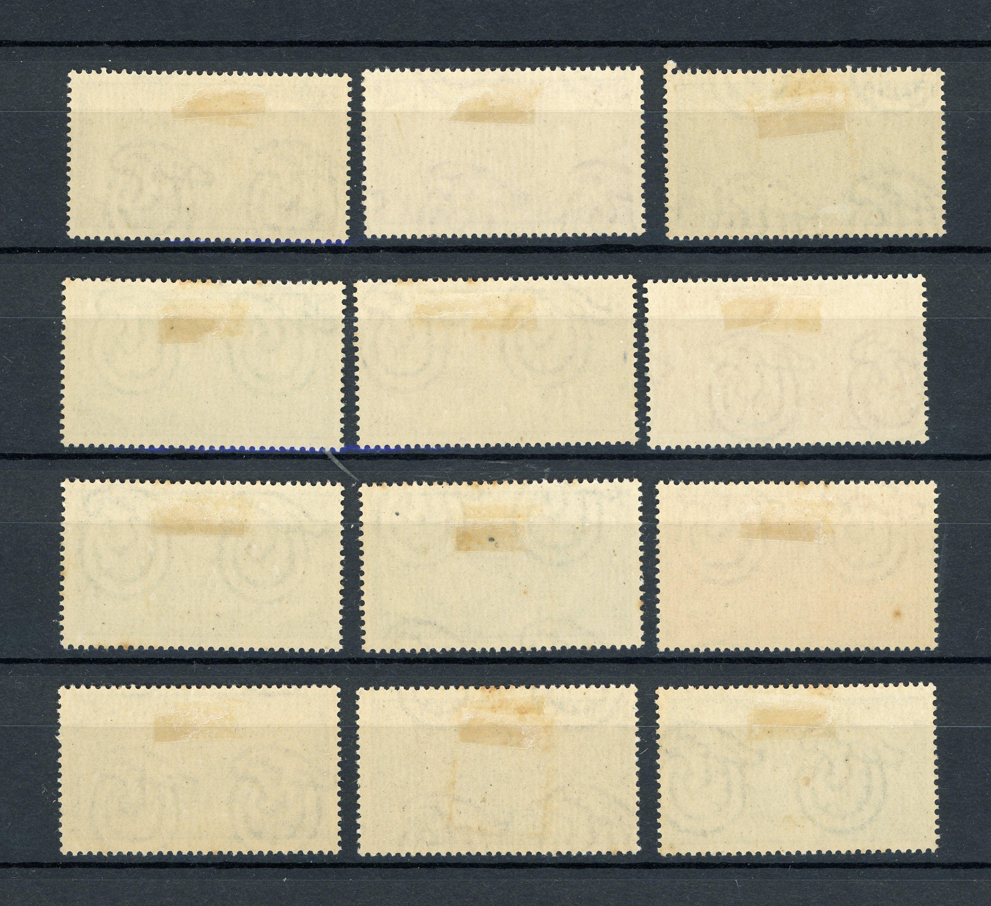 Italie 1948 - Série complète - Yvert n°518/529 - Timbres-Et-Passion