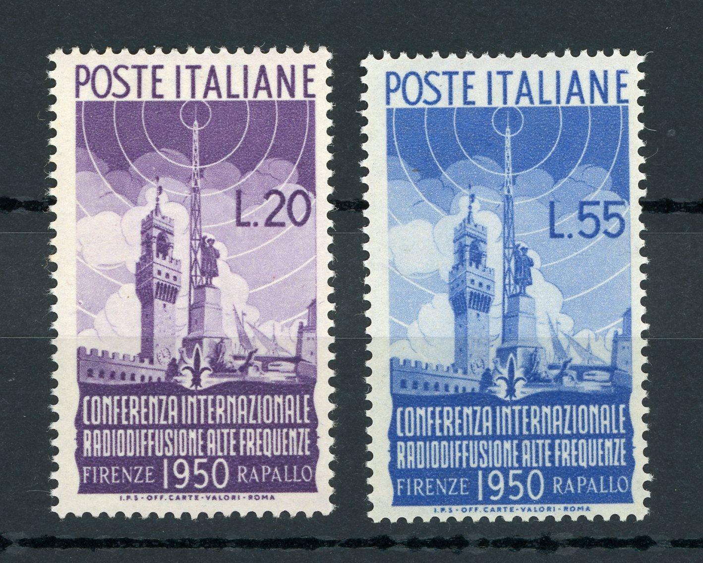 Italie 1950 - Série complète - Yvert n°561/562 - Timbres-Et-Passion