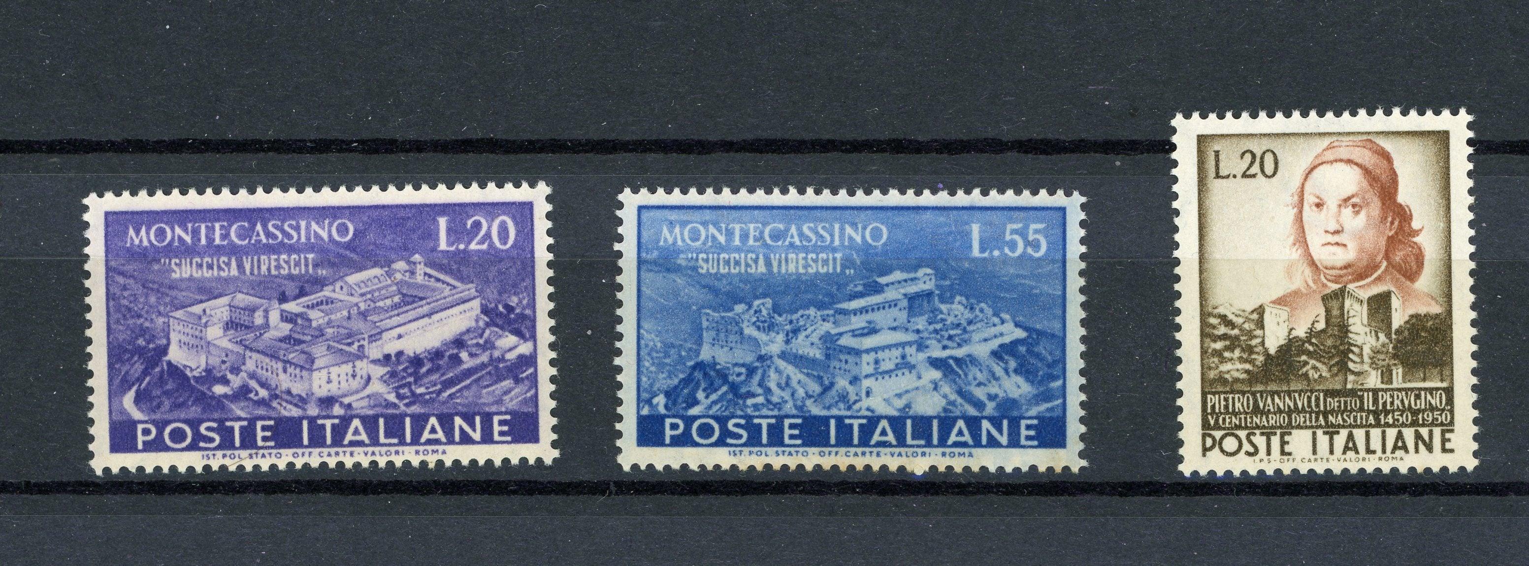 Italie 1951 - Collection complète - Yvert n°591/604 - Timbres-Et-Passion