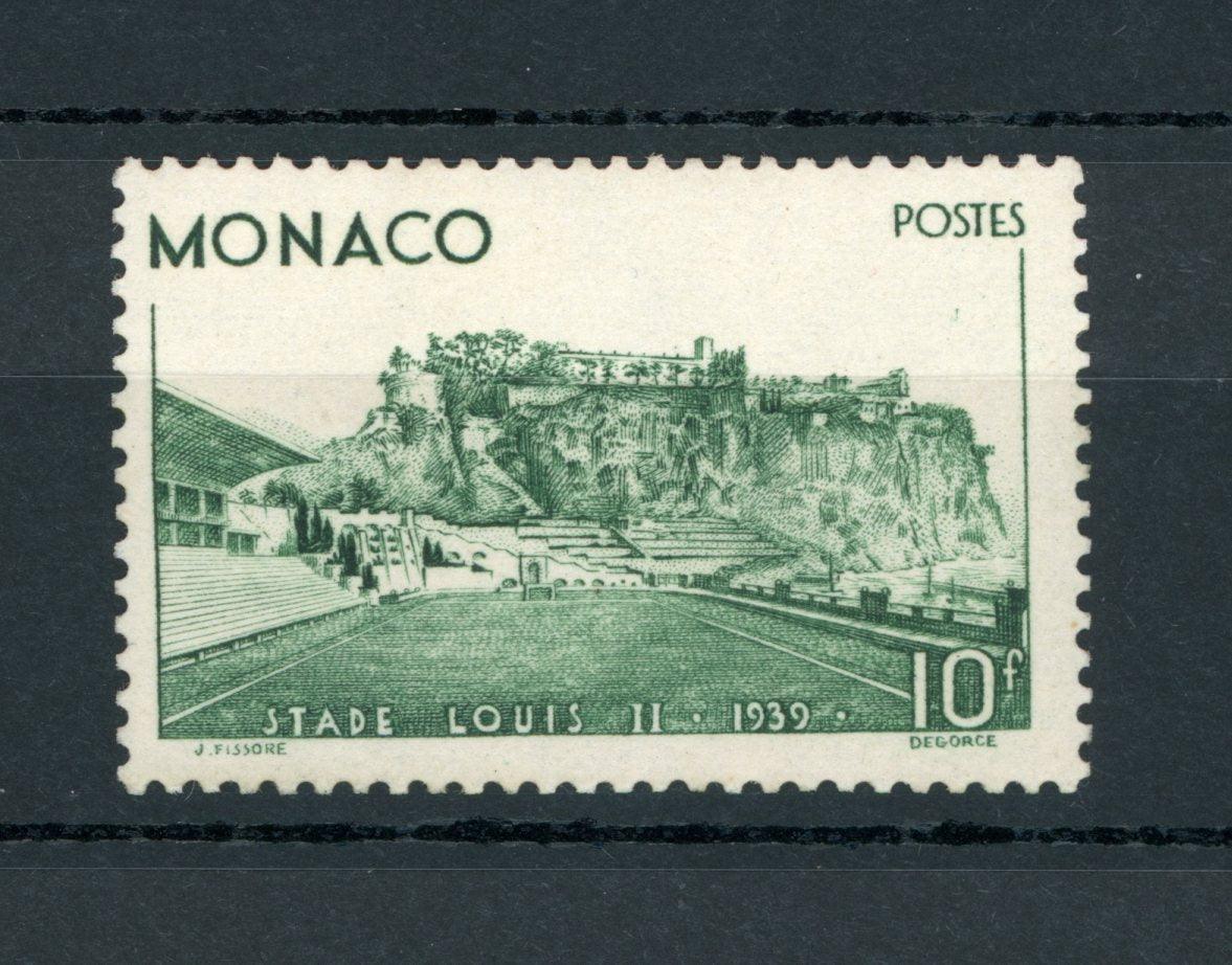 Monaco 1939 - 10Frs vert - Yvert n°184 - Timbres-Et-Passion