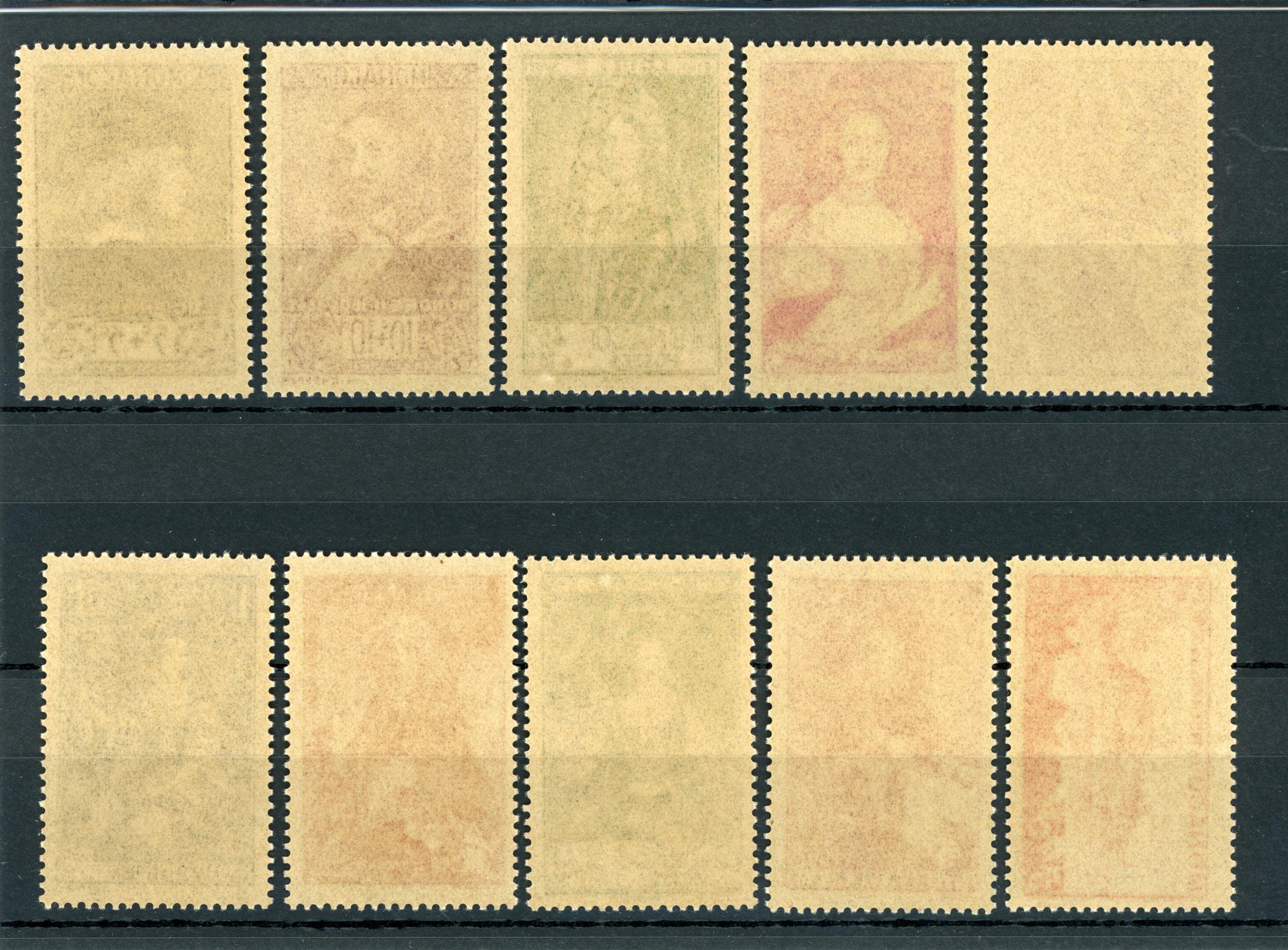 Monaco 1939 - Série complète - Yvert n°185/194 - Timbres-Et-Passion