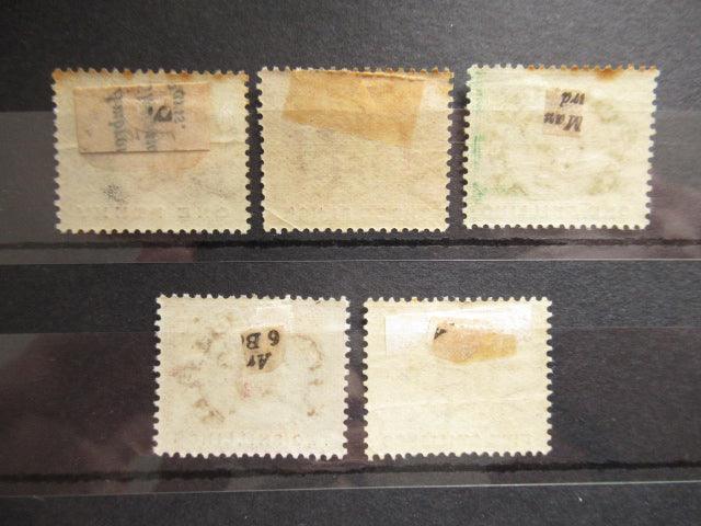 Natal 1881 - Timbres télégraphes, collection - Yvert n°1 à 6 - Timbres-Et-Passion