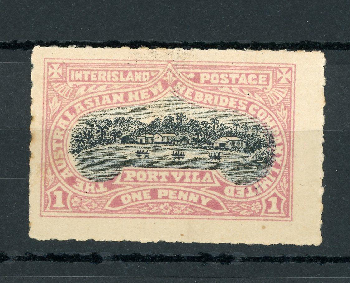 Nouvelles-Hébrides 1897 - Poste locale, one penny - Yvert n°1 - Timbres-Et-Passion