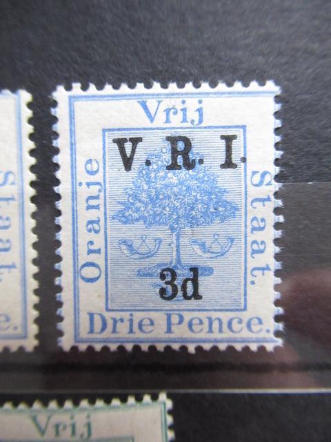 Oranje 1900 - Occupation Britannique, sélection de timbres - Yvert n°22 à 31 - Timbres-Et-Passion