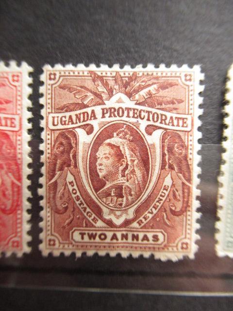 Ouganda 1898 - Protectorat Britannique, Victoria, série - Yvert n°37/42 - Timbres-Et-Passion