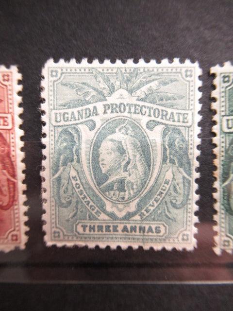 Ouganda 1898 - Protectorat Britannique, Victoria, série - Yvert n°37/42 - Timbres-Et-Passion