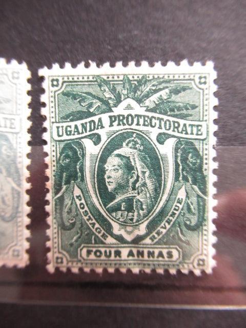 Ouganda 1898 - Protectorat Britannique, Victoria, série - Yvert n°37/42 - Timbres-Et-Passion