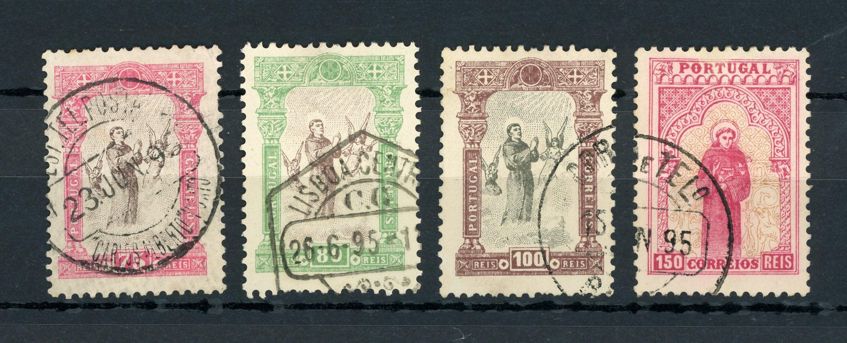 Portugal 1895 - Série de timbres - Yvert n°116/119 - Timbres-Et-Passion