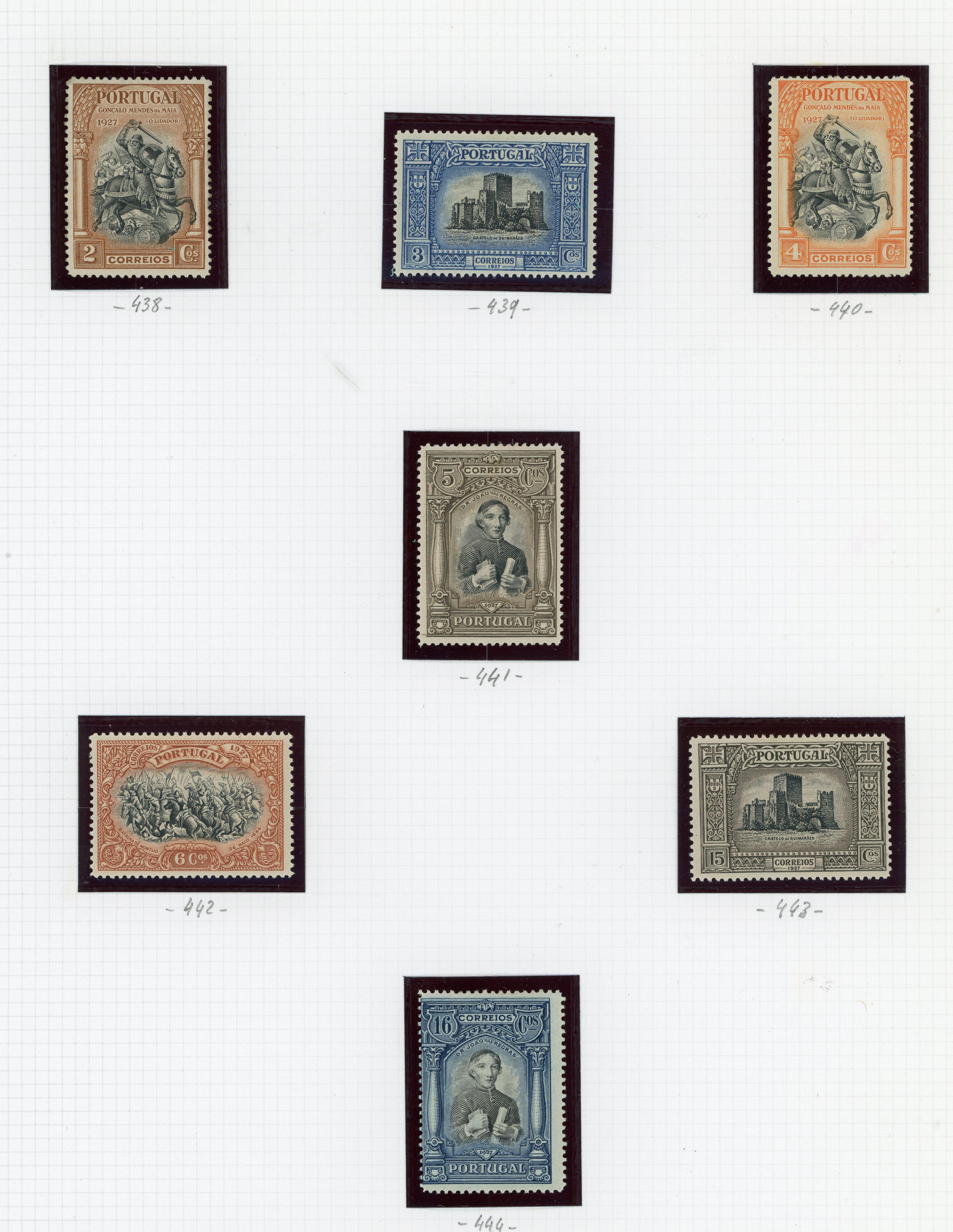 Portugal 1927 - Série complète - Yvert n°438/452 - Timbres-Et-Passion