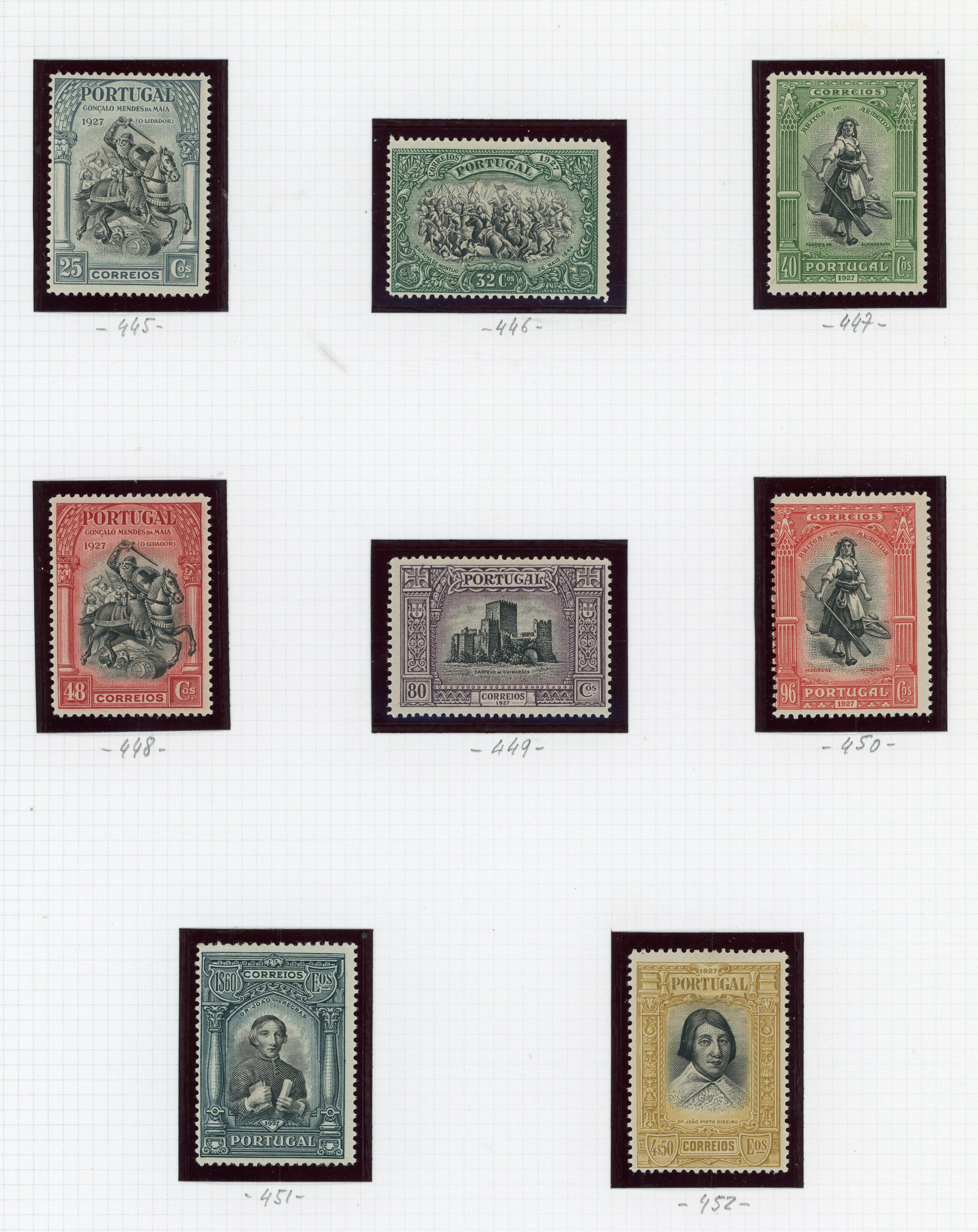 Portugal 1927 - Série complète - Yvert n°438/452 - Timbres-Et-Passion