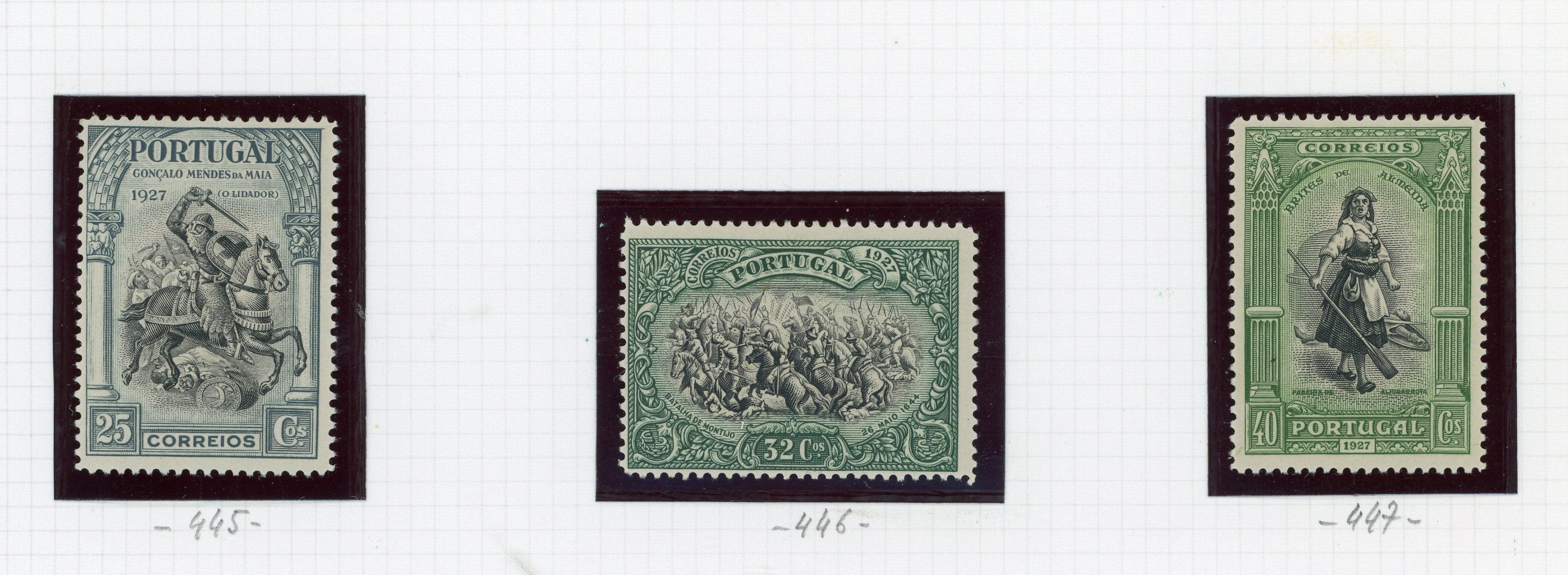 Portugal 1927 - Série complète - Yvert n°438/452 - Timbres-Et-Passion