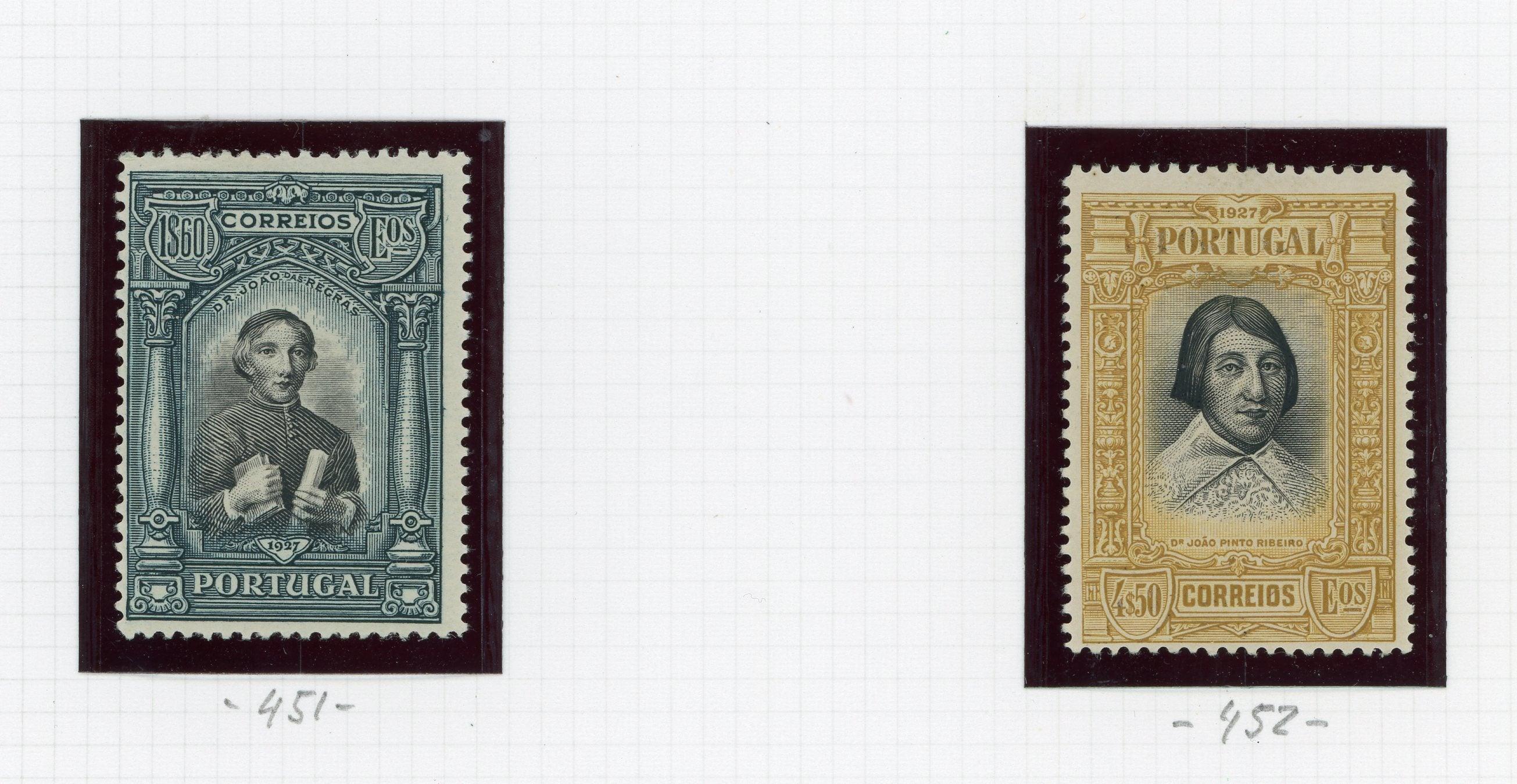 Portugal 1927 - Série complète - Yvert n°438/452 - Timbres-Et-Passion