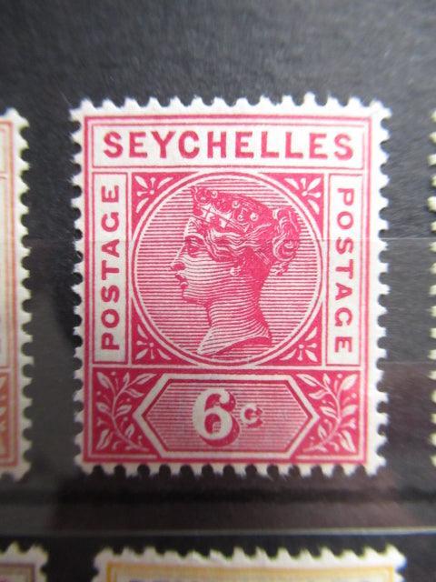 Seychelles 1897/1900 - Victoria, série complète - Yvert n°20/28 - Timbres-Et-Passion