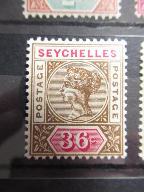 Seychelles 1897/1900 - Victoria, série complète - Yvert n°20/28 - Timbres-Et-Passion