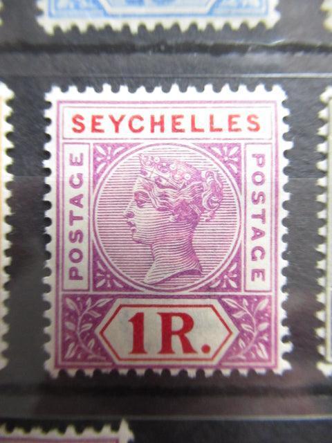 Seychelles 1897/1900 - Victoria, série complète - Yvert n°20/28 - Timbres-Et-Passion