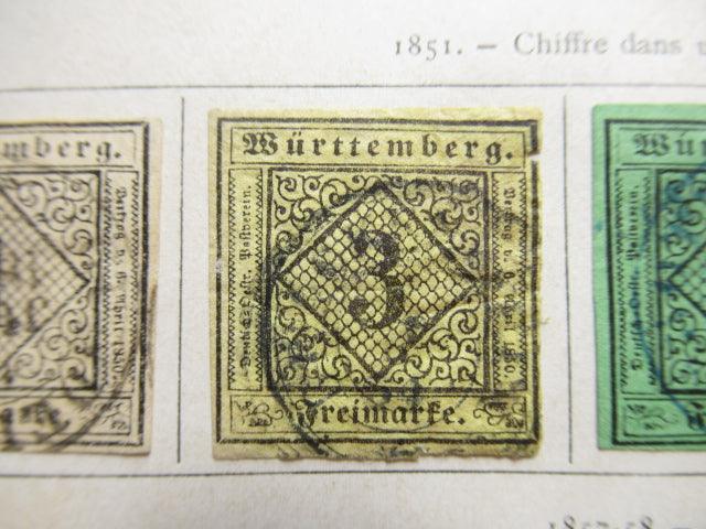 Wurtemberg 1851/19.2 - Collection avancée de timbres - Cote 1300€ (Yvert 2020) - Timbres-Et-Passion